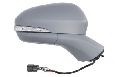 Zijspiegel Rechts (elektrisch, asferisch, met verwarming, under-coated, met geheugen, elektrisch opklapbaar, met indicator) past: FORD MONDEO V 08.14-