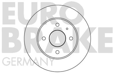 EUROBRAKE 5815201005 Тормозные диски  для TATA  (Тата Сиерра)