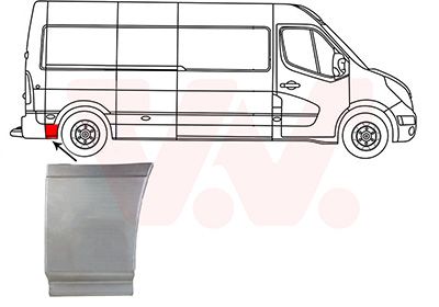 Boční stěna VAN WEZEL 3396144