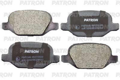 Комплект тормозных колодок, дисковый тормоз PATRON PBP1349 для ALFA ROMEO 156