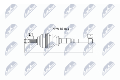 Wał napędowy NTY NPW-RE-011