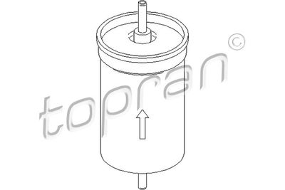 301 661 TOPRAN Топливный фильтр
