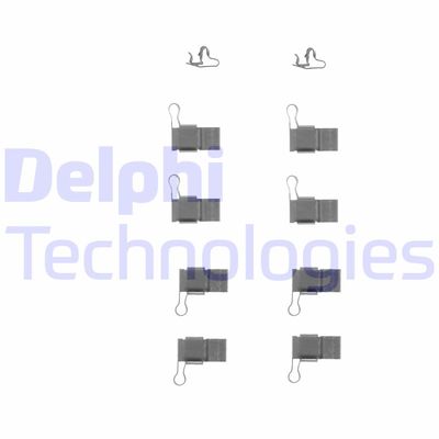 DELPHI LX0244 Скобы тормозных колодок  для TOYOTA HIACE (Тойота Хиаке)