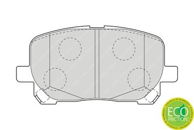 SET PLACUTE FRANA FRANA DISC FERODO FDB1529 1