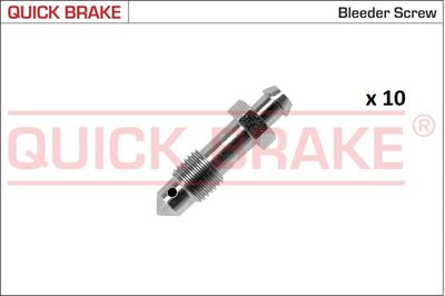 Brake vent (3/8'-24UNF) 10 stuks. pak past: SAAB 96 1.5 10.65-08.80