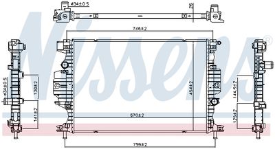 RADIATOR RACIRE MOTOR NISSENS 607230 4