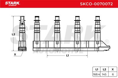 запалителна бобина STARK SKCO-0070072