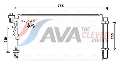 кондензатор, климатизация AVA Clever Choice HY5316D