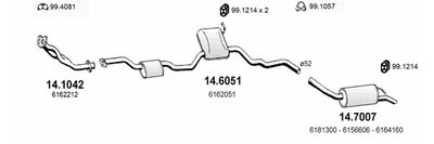 SISTEM DE ESAPAMENT ASSO ART0910