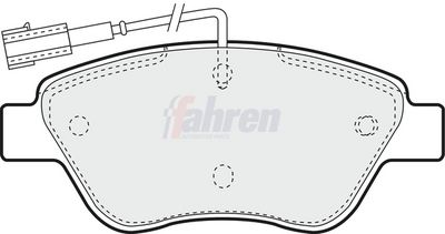 Fahren Brake Pad Set, disc brake FBP3063