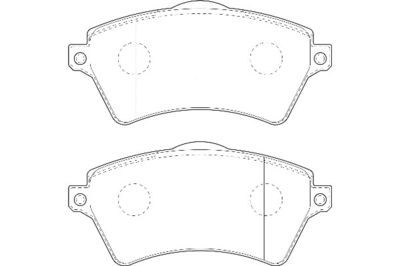 Omnicraft 2135034 Тормозные колодки и сигнализаторы  для LAND ROVER FREELANDER I Soft Top (L314) 2.0 DI 4x4