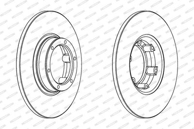 DISC FRANA FERODO DDF016 1