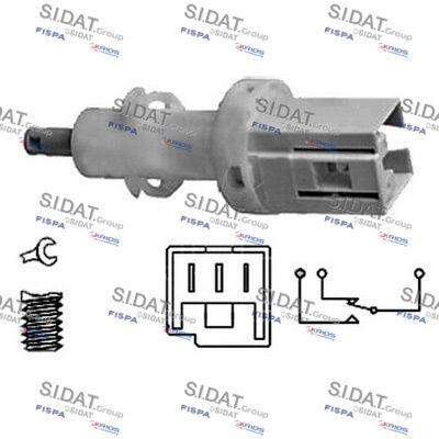 SIDAT 5.140025 Выключатель стоп-сигнала  для FIAT DUCATO (Фиат Дукато)