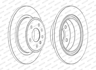 DISC FRANA FERODO DDF698C 2