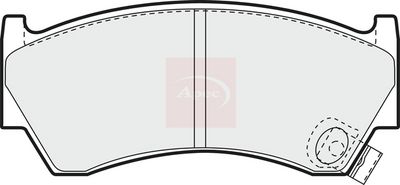 APEC Brake Pad Set, disc brake PAD880