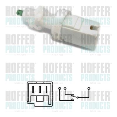 HOFFER 3500012 Выключатель стоп-сигнала  для FIAT DUCATO (Фиат Дукато)