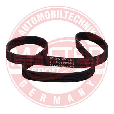Ozubený klinový remeň MASTER-SPORT GERMANY 6PK1025-PCS-MS