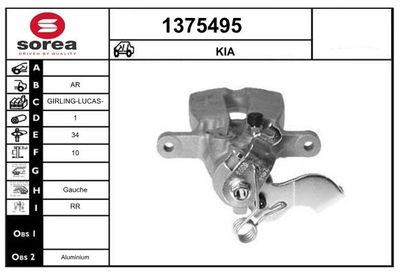 BREMSSATTEL SNRA 1375495