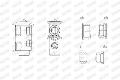 EXPANSIONSVENTIL KLIMAANLAGE WALKER WEX00026 7