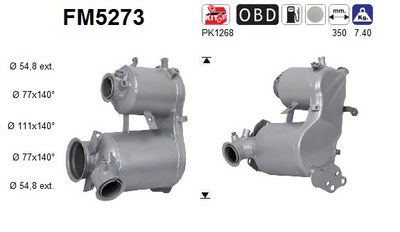 FILTRU FUNINGINE/PARTICULE SIST.DE ESAPAMENT