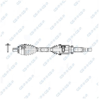 полуоска GSP 257739OL
