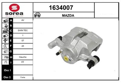 BREMSSATTEL SNRA 1634007