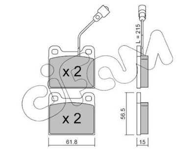 SET PLACUTE FRANA FRANA DISC CIFAM 8220032