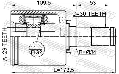 Joint Kit, drive shaft 0211-T31LH