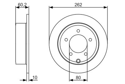 Brake Disc 0 986 479 A39