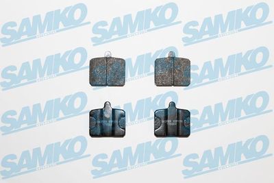 Комплект тормозных колодок, дисковый тормоз SAMKO 5SP170 для SKODA 110