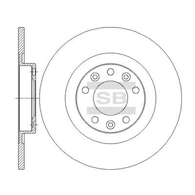 Тормозной диск Hi-Q SD4246 для INFINITI QX56