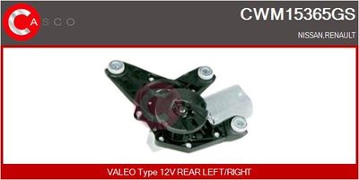 CASCO CWM15365GS Двигатель стеклоочистителя  для RENAULT (Рено)
