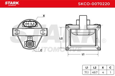 запалителна бобина STARK SKCO-0070220