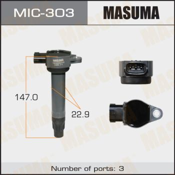 Катушка зажигания MASUMA MIC-303 для MITSUBISHI ASX