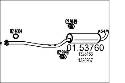 MTS Middendemper (01.53760)