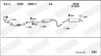 SISTEM DE ESAPAMENT WALKER FIK133168