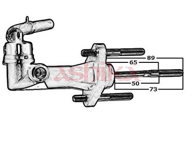 Hovedsylinder, clutch ASHIKA 95-K0-018 for HYUNDAI, KIA