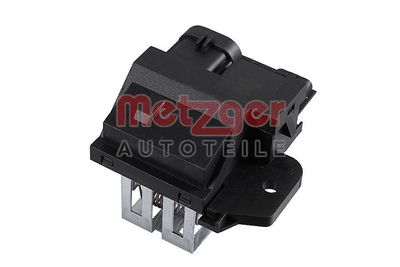 Předřazený odpor, elektromotor (ventilátor chladiče) METZGER AUTOTEILE 0917365