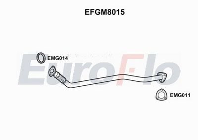 EuroFlo Exhaust Pipe EFGM8015