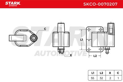 запалителна бобина STARK SKCO-0070207