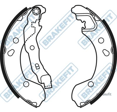 APEC Brake Shoe Set BSH1032