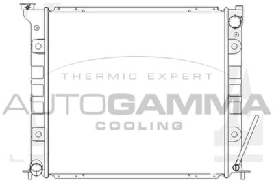 Радиатор, охлаждение двигателя AUTOGAMMA 105118 для NISSAN 300ZX