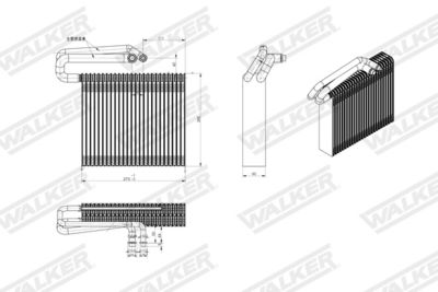 EVAPORATOR AER CONDITIONAT WALKER WEV00029 6