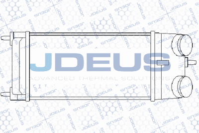 JDEUS 807M19A Интеркулер  для PEUGEOT 1007 (Пежо 1007)