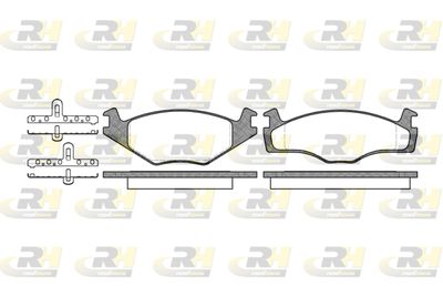 Комплект тормозных колодок, дисковый тормоз ROADHOUSE 2171.00 для VW SANTANA