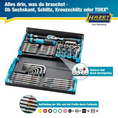 sada, skrutkovac-nadstavec(Bits) HAZET 2200SC-32