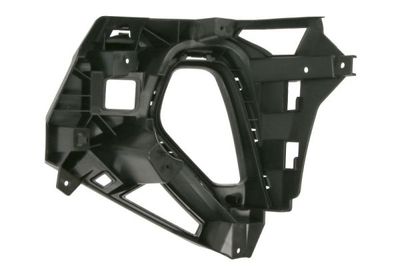 Voorbumper afdekking Voor Rechts (met mistlampgaten, plastic, zwart) past: VW TAIGO 07.21-