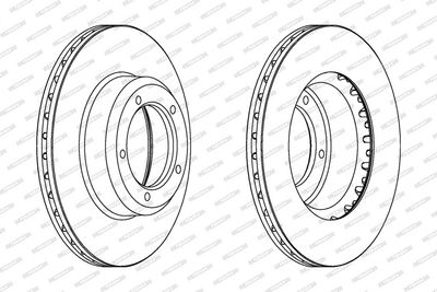 DISC FRANA FERODO DDF262 1