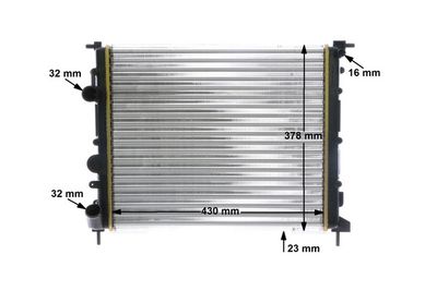 RADIATOR RACIRE MOTOR MAHLE CR528000S 11