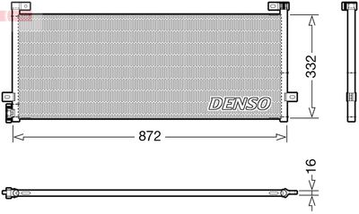 Kondensor, klimatanläggning DENSO DCN99072